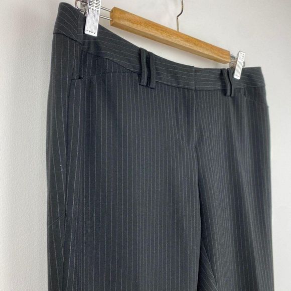 Amanda + Chelsea Stripe Low Rise Taper Pant NWT - Picture 3 of 9